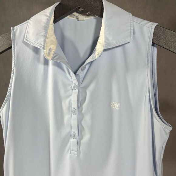 Fairway & Greene Sleeveless Charlotte Jersey Golf Polo - Picture 3 of 7